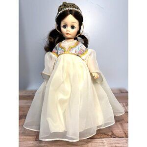 Madame Alexander Juliet Collectible Doll In Original Box With Embellished Gown &